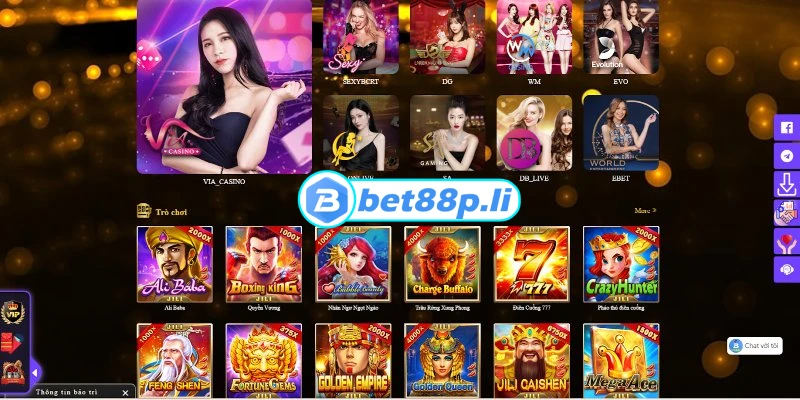 Hệ thống game BET88 cực chất