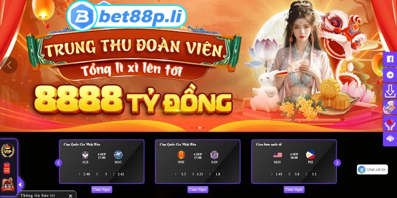 Ưu đãi hấp dẫn cùng thể thao BET88